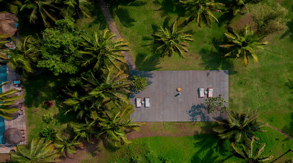 Social Distancing at Neeleshwar Hermitage.