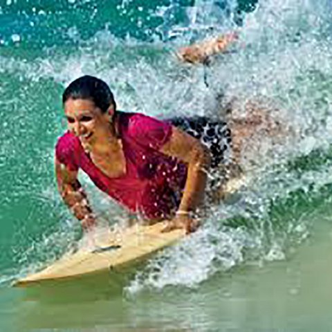 Tulsi surfing