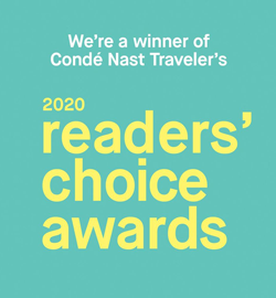 Winner- Conde Nast Traveler Readers Choice Award 2020